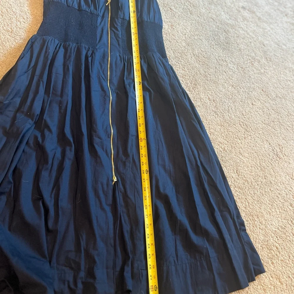 Anthropologie Dark Blue Midi Dress - Picture 6 of 7